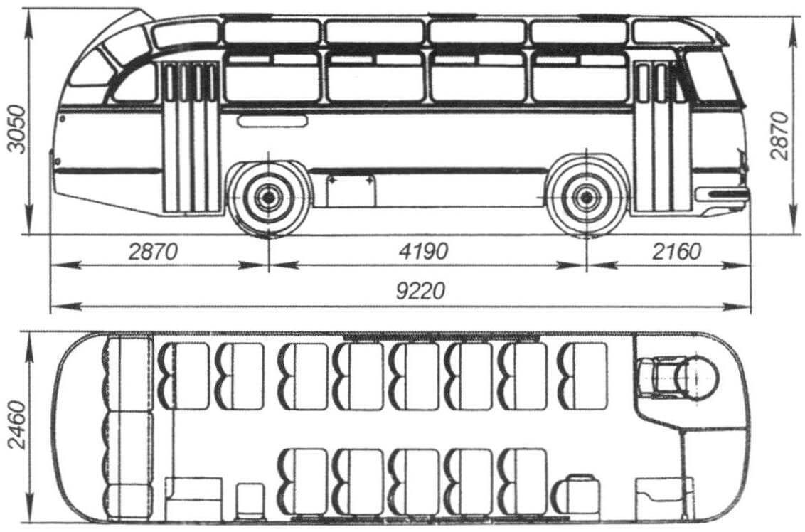 Длина автобуса паз. ЛАЗ 695 габариты. Автобус ЛАЗ 695 габариты. ЛАЗ 695 Н габариты. ЛАЗ-695е чертежи.