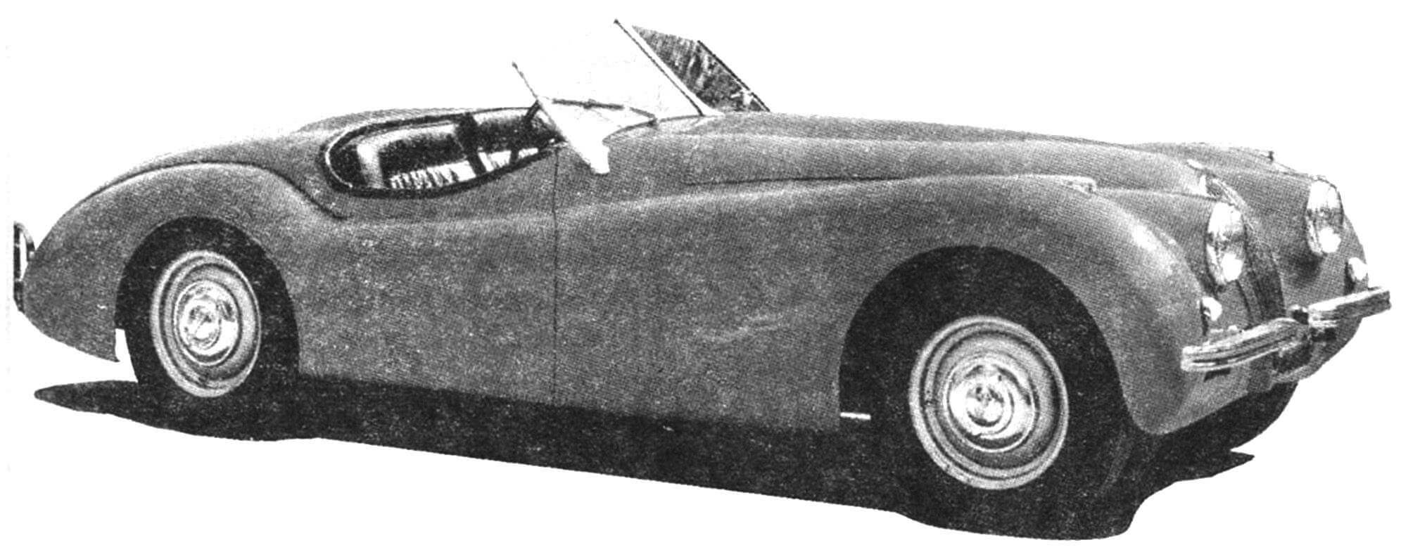 Автомобиль Jaguar ХК 120 1949 года