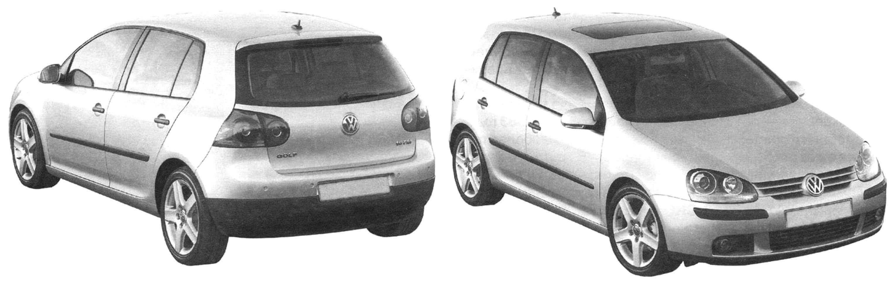 Представитель пятого поколения автомобилей - переднеприводной пятидверный хэтчбек VW Golf выпуска 2003 года