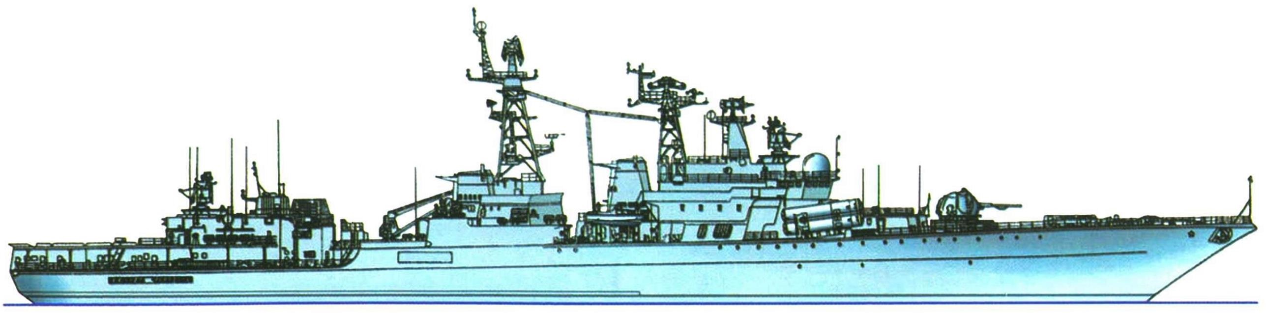 Большой противолодочный корабль "Адмирал Чабаненко" (проект 11551), Россия, 1998 г.