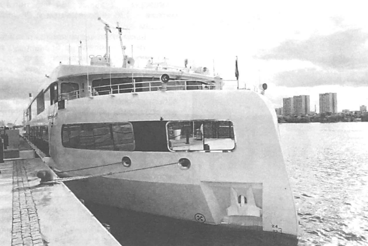 Круизный лайнер «Штандарт», построенный по проекту компании «Морское инженерное бюро»