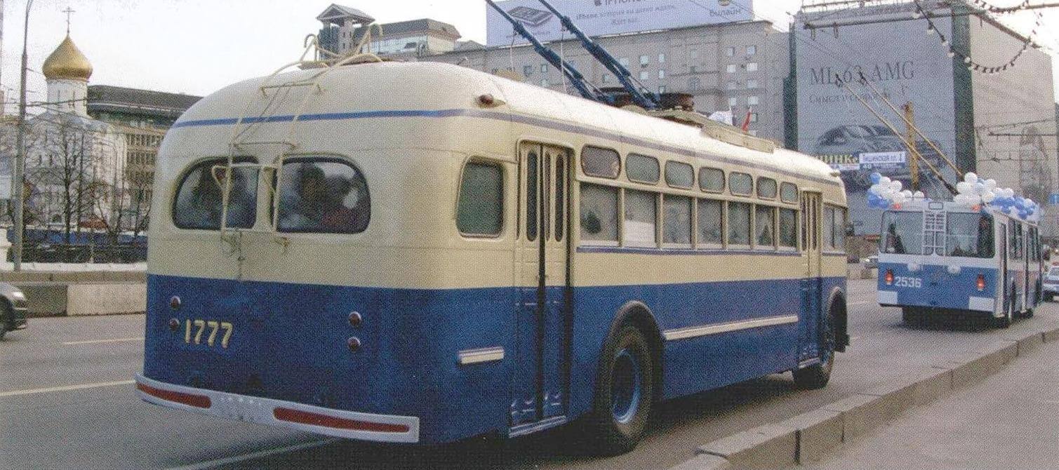 МТБ-82Д - самый распространенный троллейбус в столице в 1950-х годах