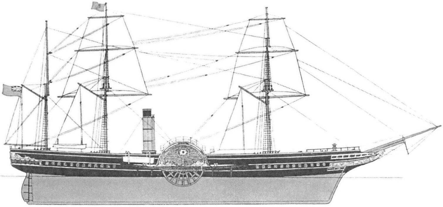 «Британния», головное судно серии, первый пароход-трансатлантик, вышедший на регулярную линию между Европой и Америкой