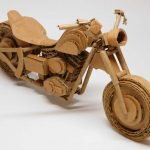Картонная модель мотоцикла Harley-Davidson