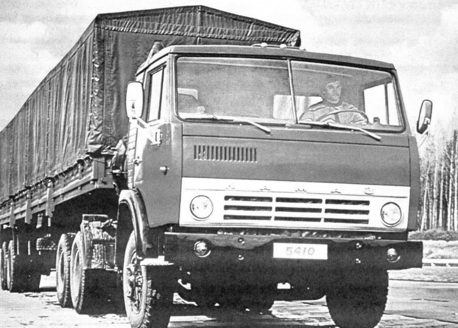 Седельные тягачи КАМАЗ-5410 массово поставлялись в Болгарию, ГДР, Венгрию и Польшу