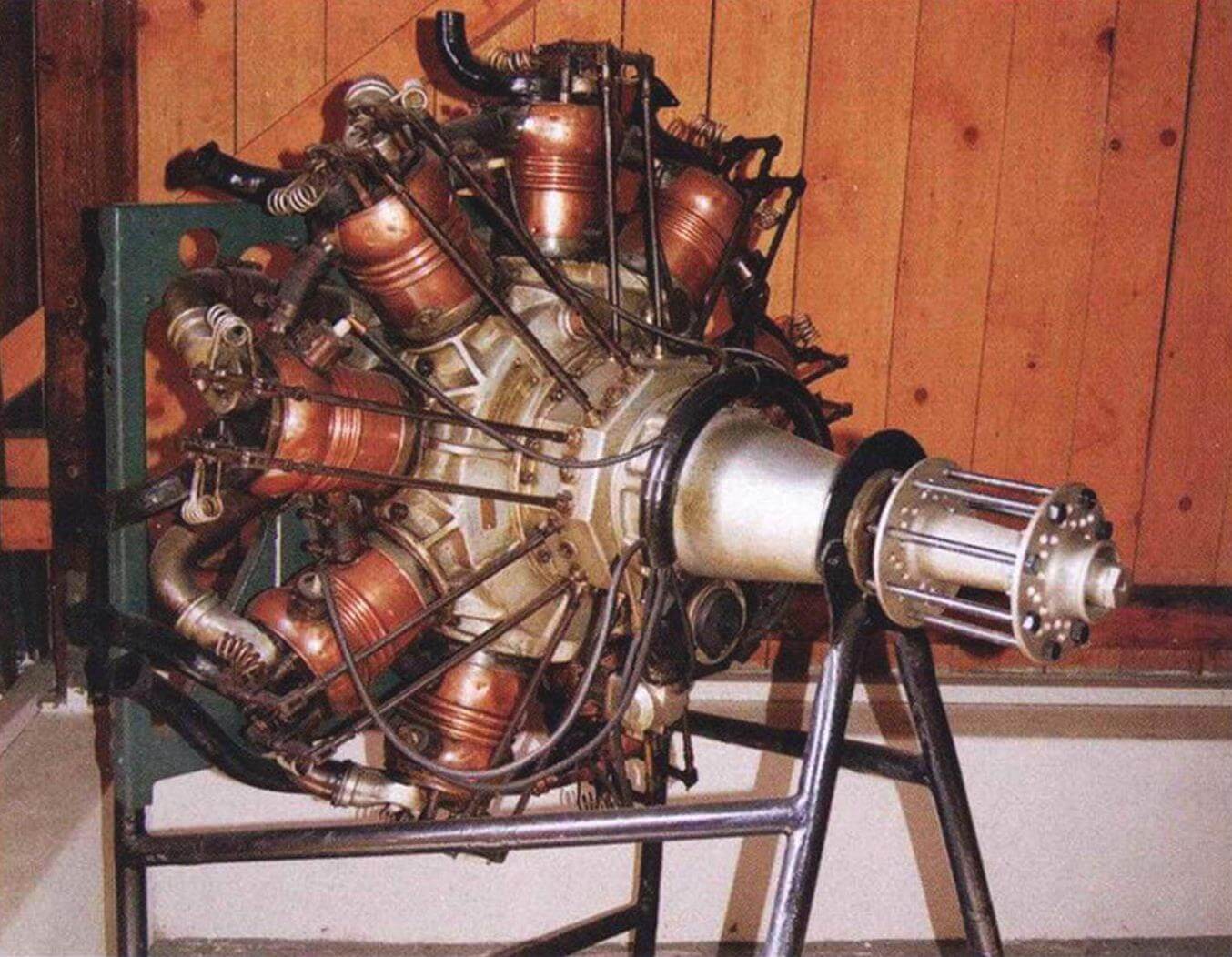 В музее собрана большая коллекция авиационных двигателей
