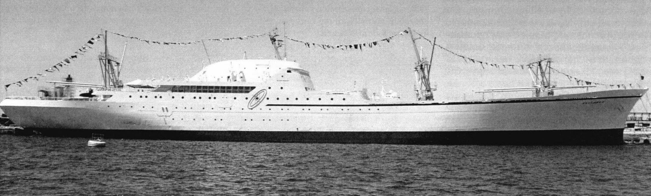 Грузопассажирский атомоход «Саванна» («Savannah») - первое и единственное судно с ядерной силовой установкой гражданского назначения, построенное в США