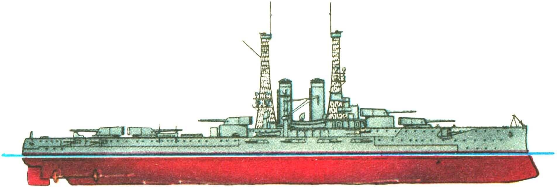 157. Линейный корабль «ЮТА», США, 1911 г.