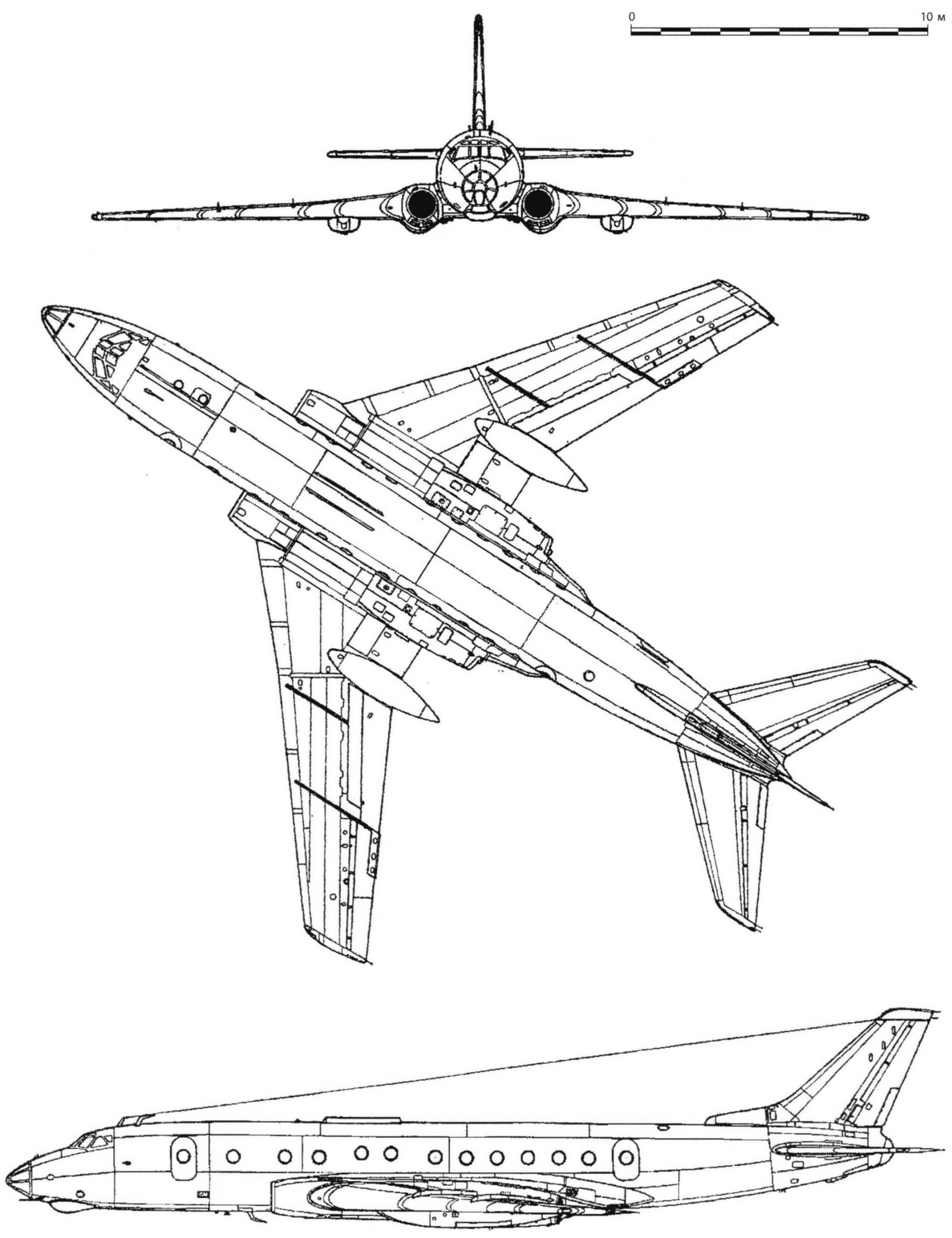 Ту-124 - самолет для авиалиний малой протяженности