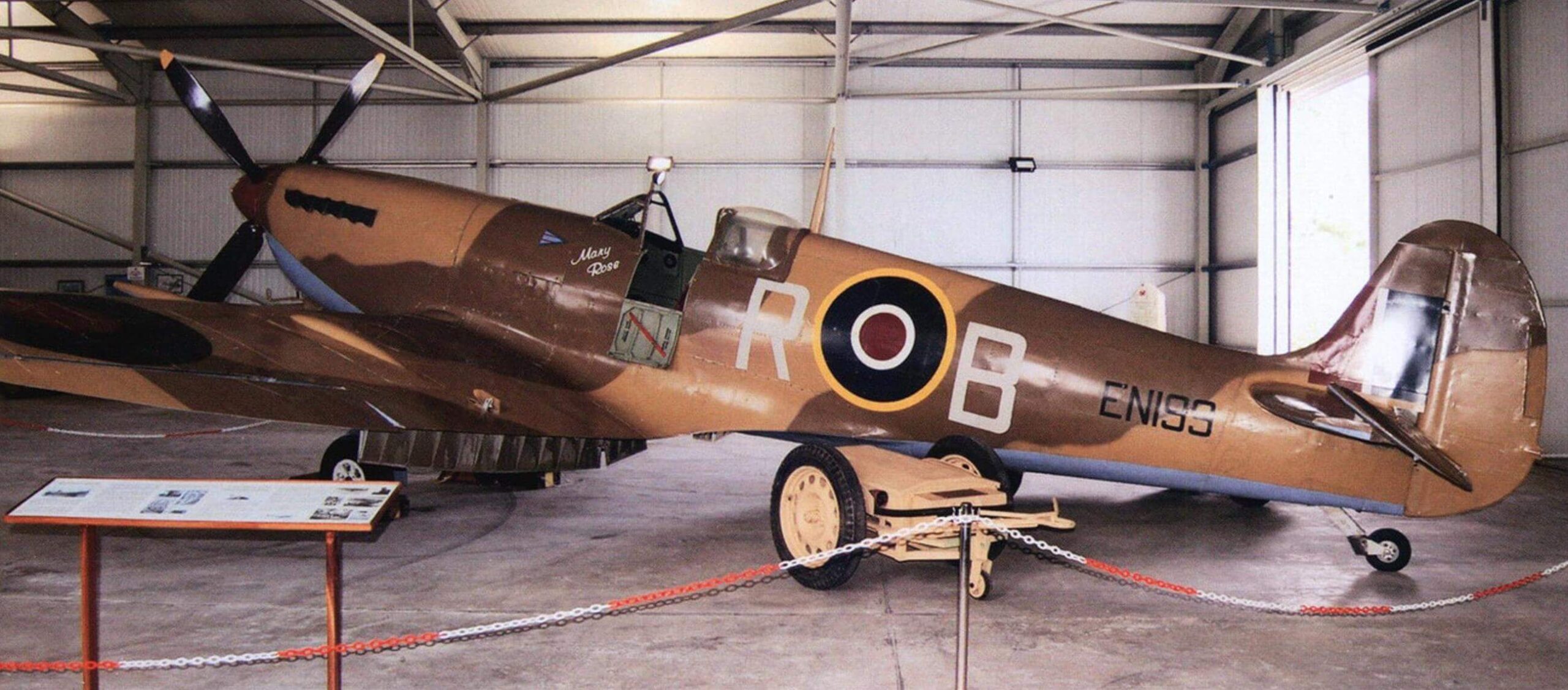 Supermarine Spitfire Mk.IX сохранился до наших дней в оригинальном состоянии