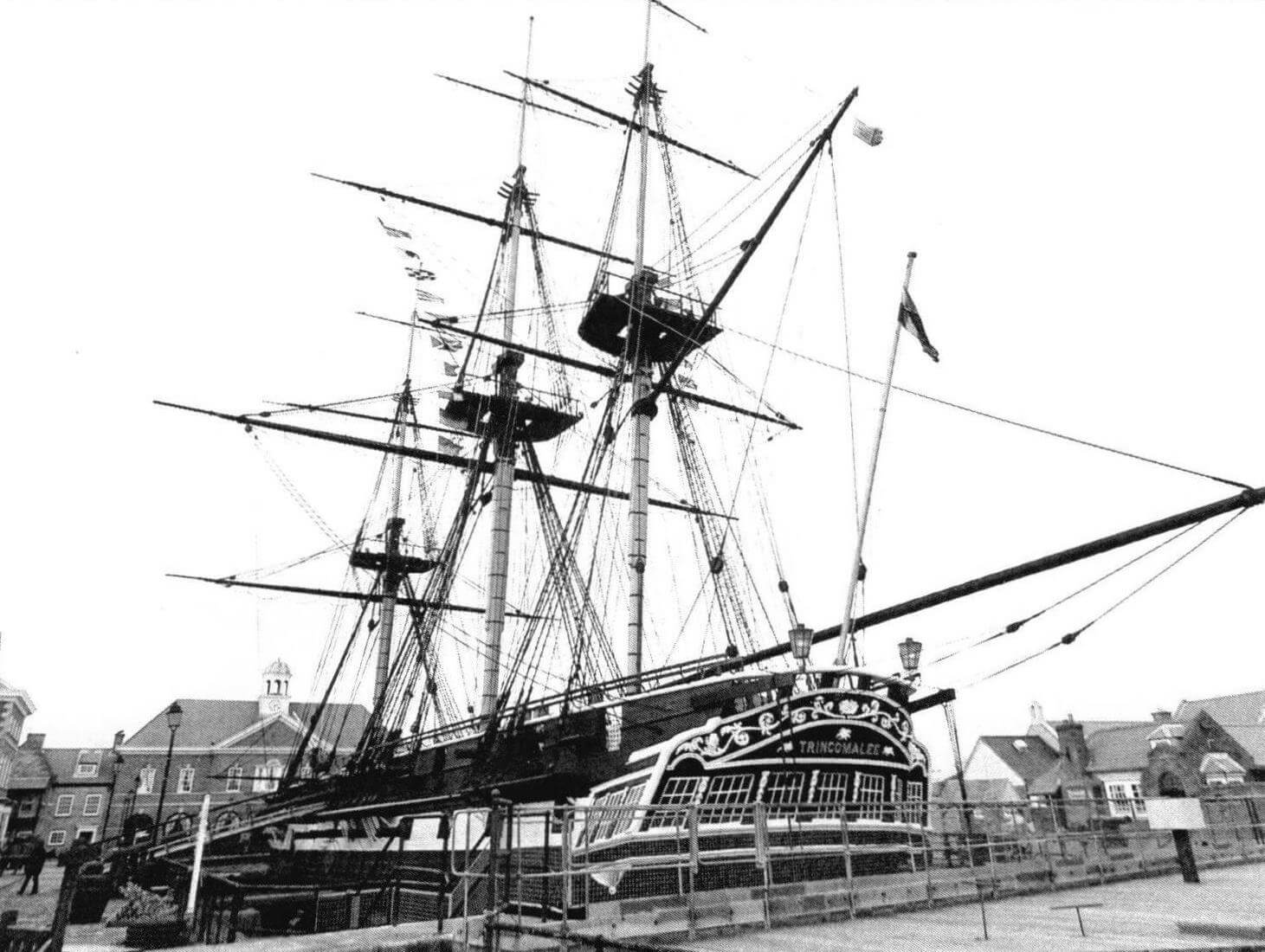 Восстановленный «Тринкомали»- корабль-музей в Хартлепуле