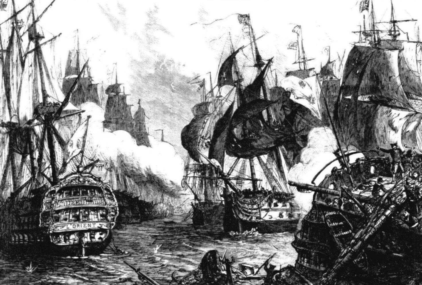 Морское сражение у Трикомали между британской и французской эскадрами в 1782 году