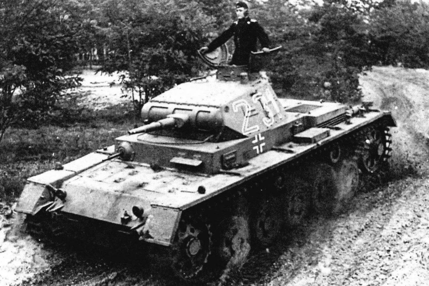 Pz.lll Ausf.A на одном из полигонов. Германия, 1939 год