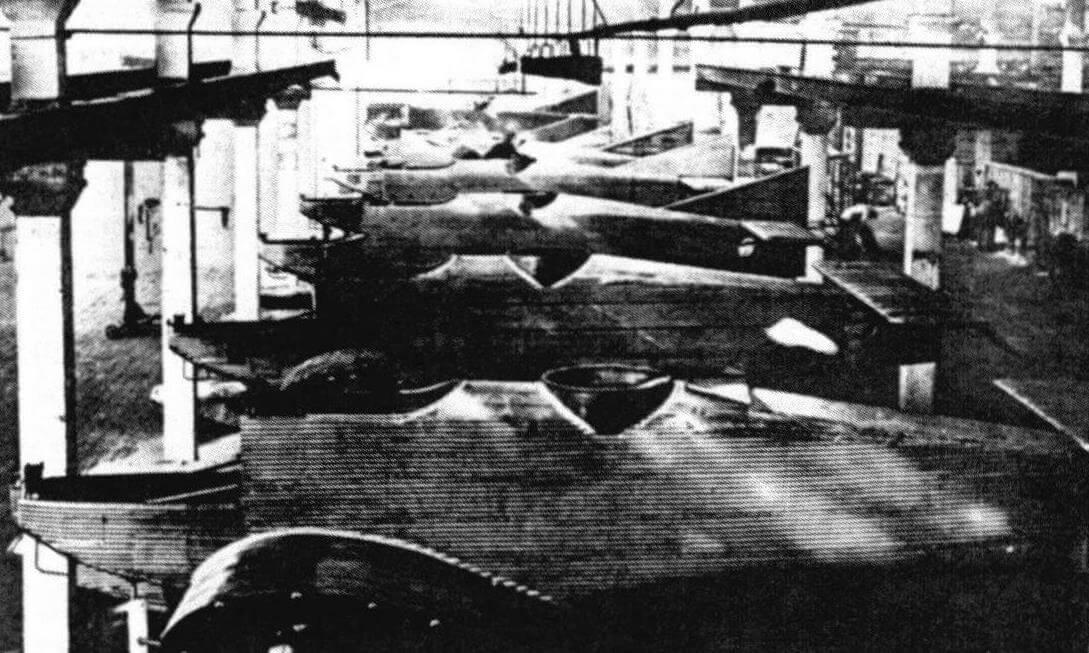Сборка самолетов Ю-20 в Филях, 1923 год
