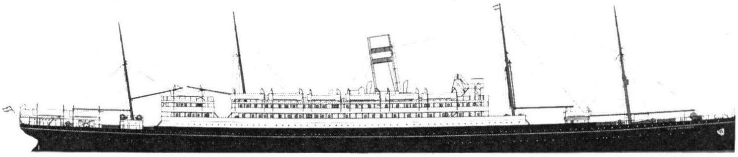 Первый лайнер, носивший наименование «Ниюв Амстердам»