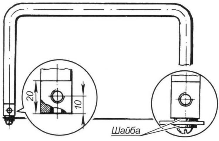 Станок на два положения пилки (показано ее горизонтальное положение)