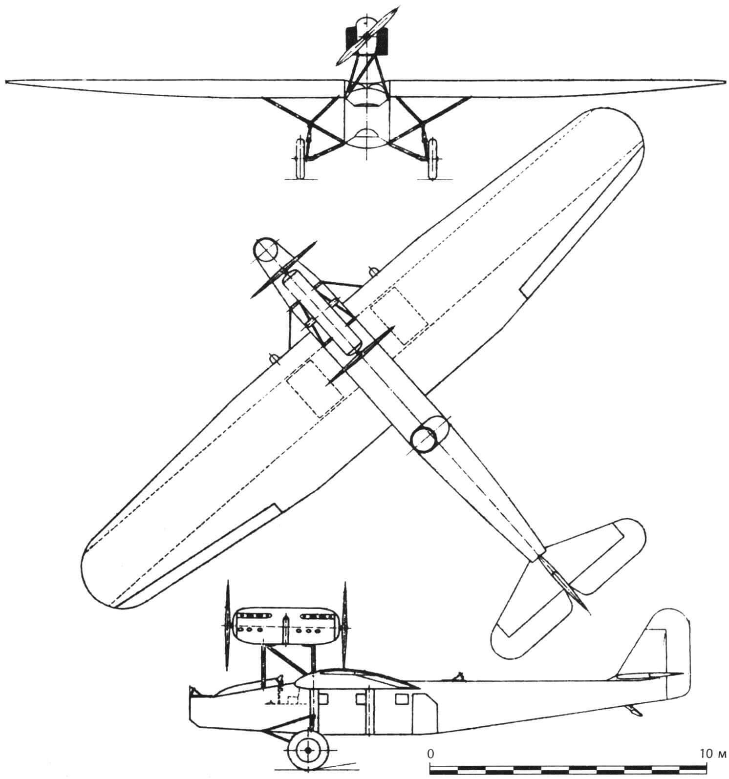 Бомбардировщик «Комте» АС-3 (до модернизации), Швейцария, 1930 год
