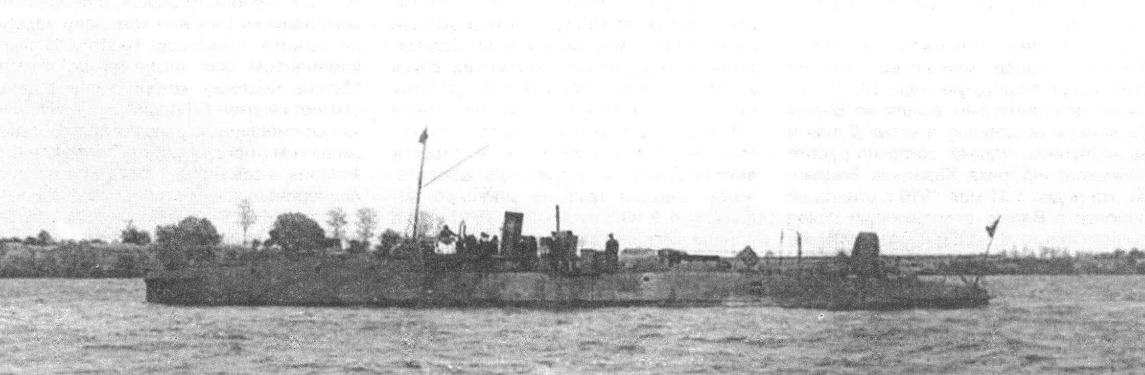 «Сборул» на Дунае в районе Измаила, 1917 год