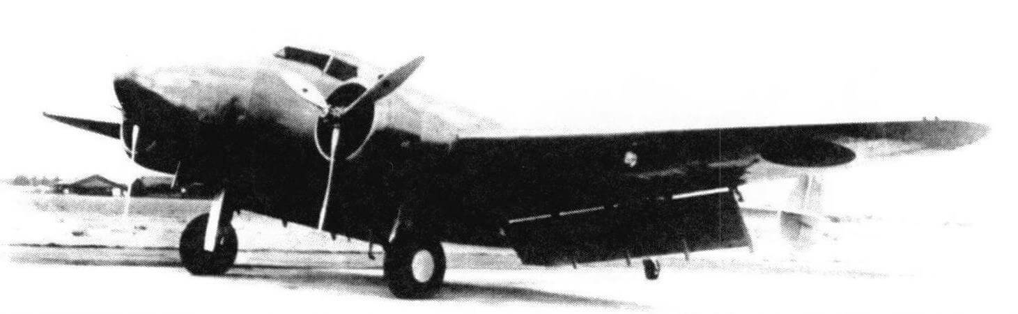 Опытный образец японского военно-транспортного самолета Ки.56, ноябрь 1940 г.
