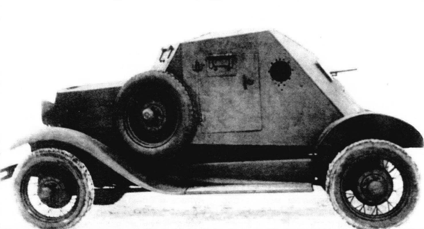 Серийный бронеавтомобиль Д-8. Зима 1932 года