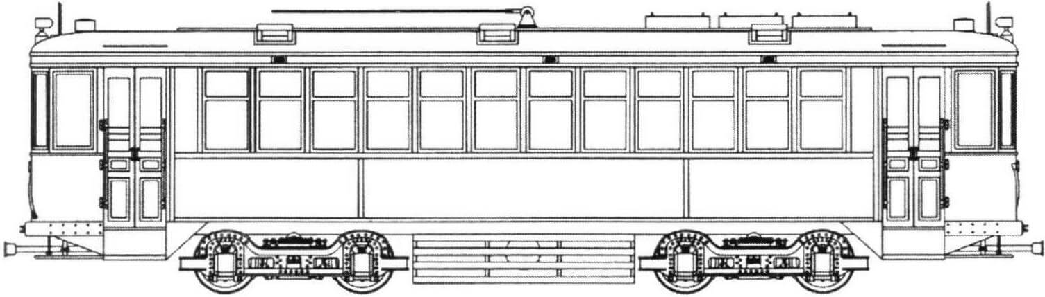 Моторный вагон типа КМ 1929- 1935 годов