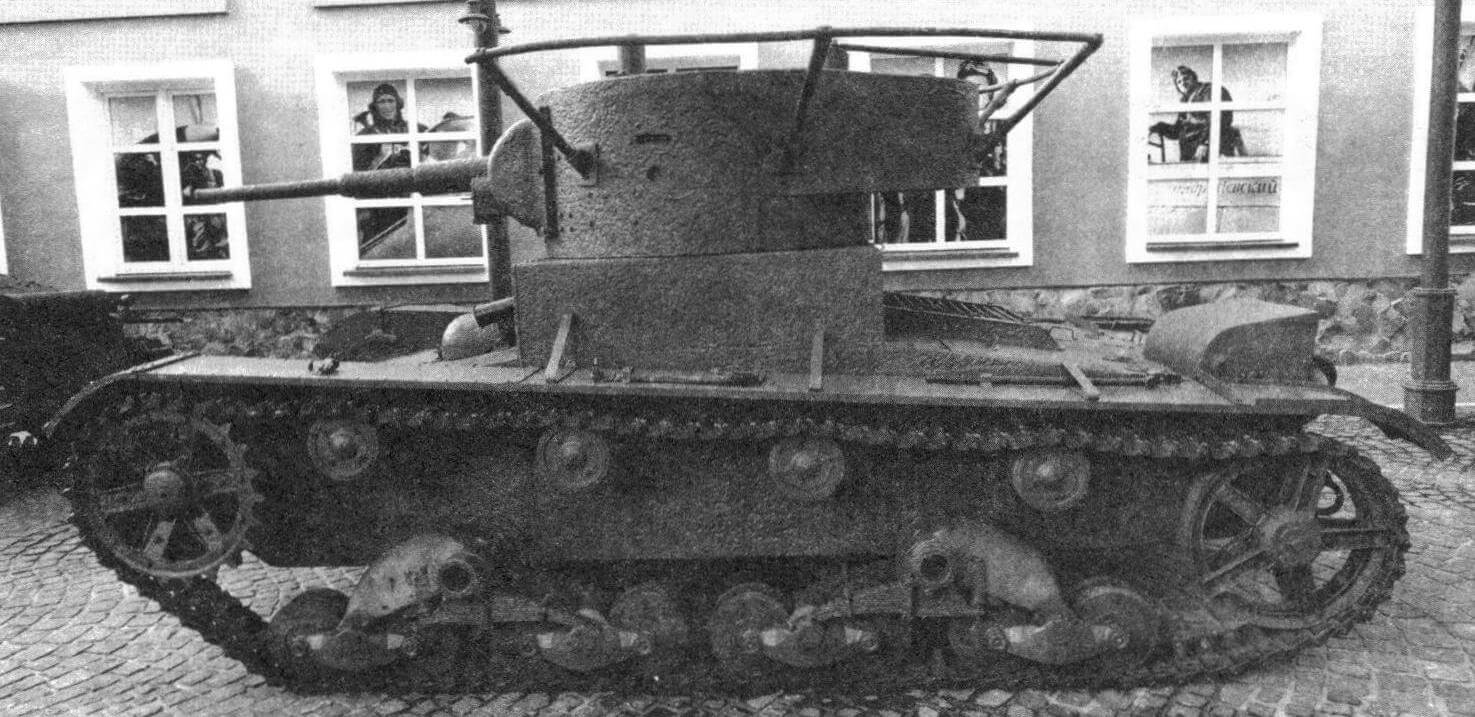 Легкий танк Т-26 обр. 1933 г. в экспозиции Музея техники Вадима Задорожного, 2019 год