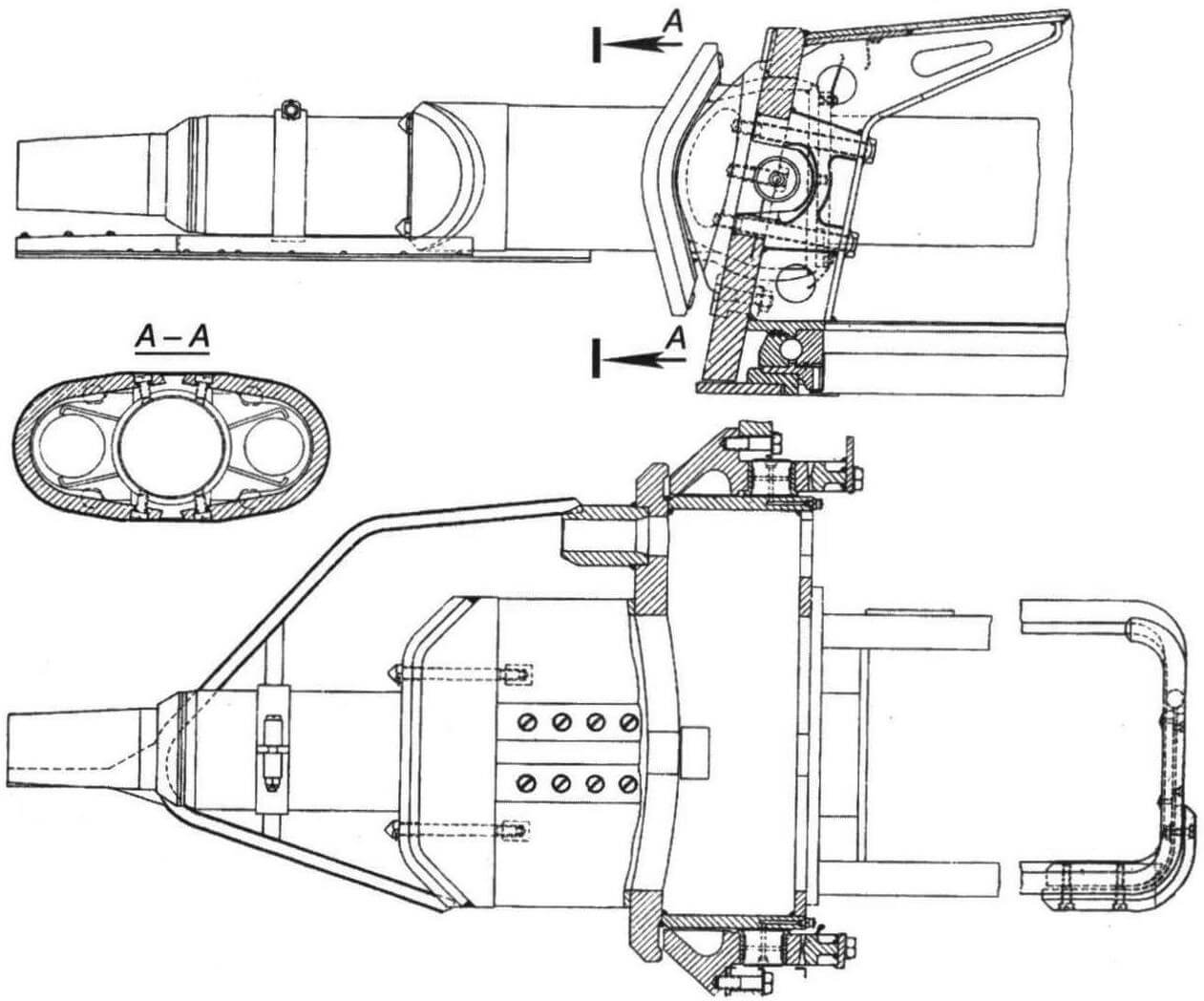 Установка 75-мм пушки KwK 37(L/24)