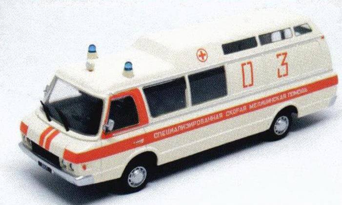 Модель санитарного автомобиля ЗИЛ-118КА