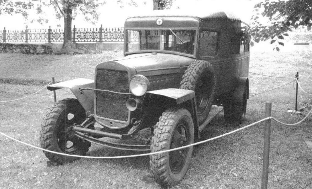 Санитарный автомобиль ГАЗ-55 образца 1942 года