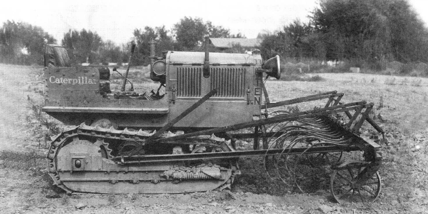 Гусеничный трактор Caterpillar Теп, рассматриваемый в качестве прототипа, к серийному производству принят не был