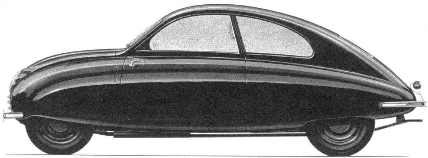 Первый прототип Saab 92.001 (Ursaab)