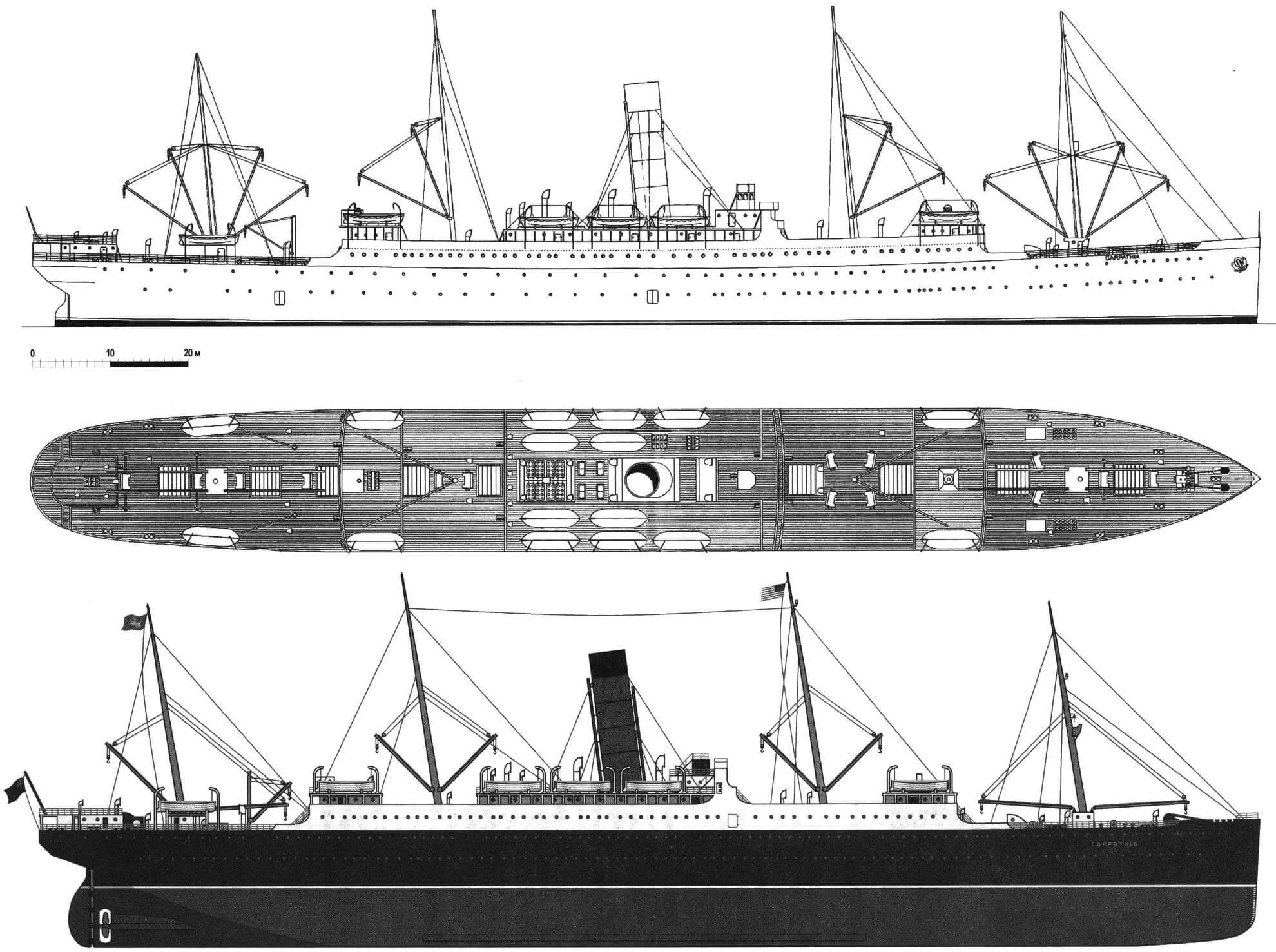 ЛАЙНЕР «КАРПАТИЯ» (RMS «CARPATHIA»), 1902 год