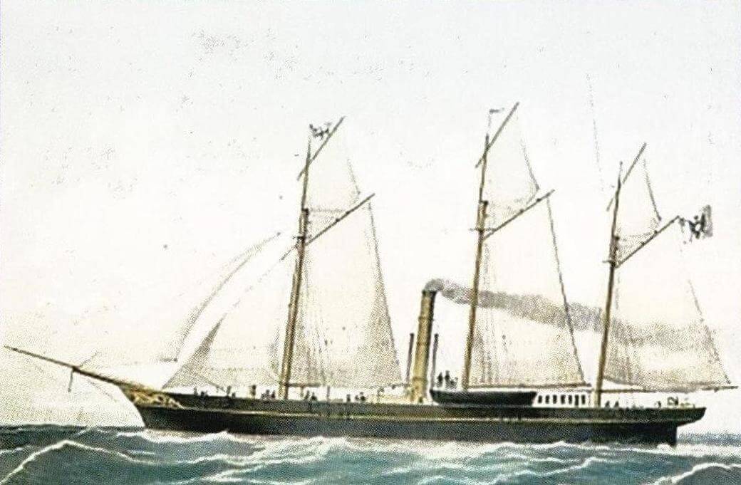«Грилле», много лет служивший яхтой для прусской королевской / германской императорской семьи