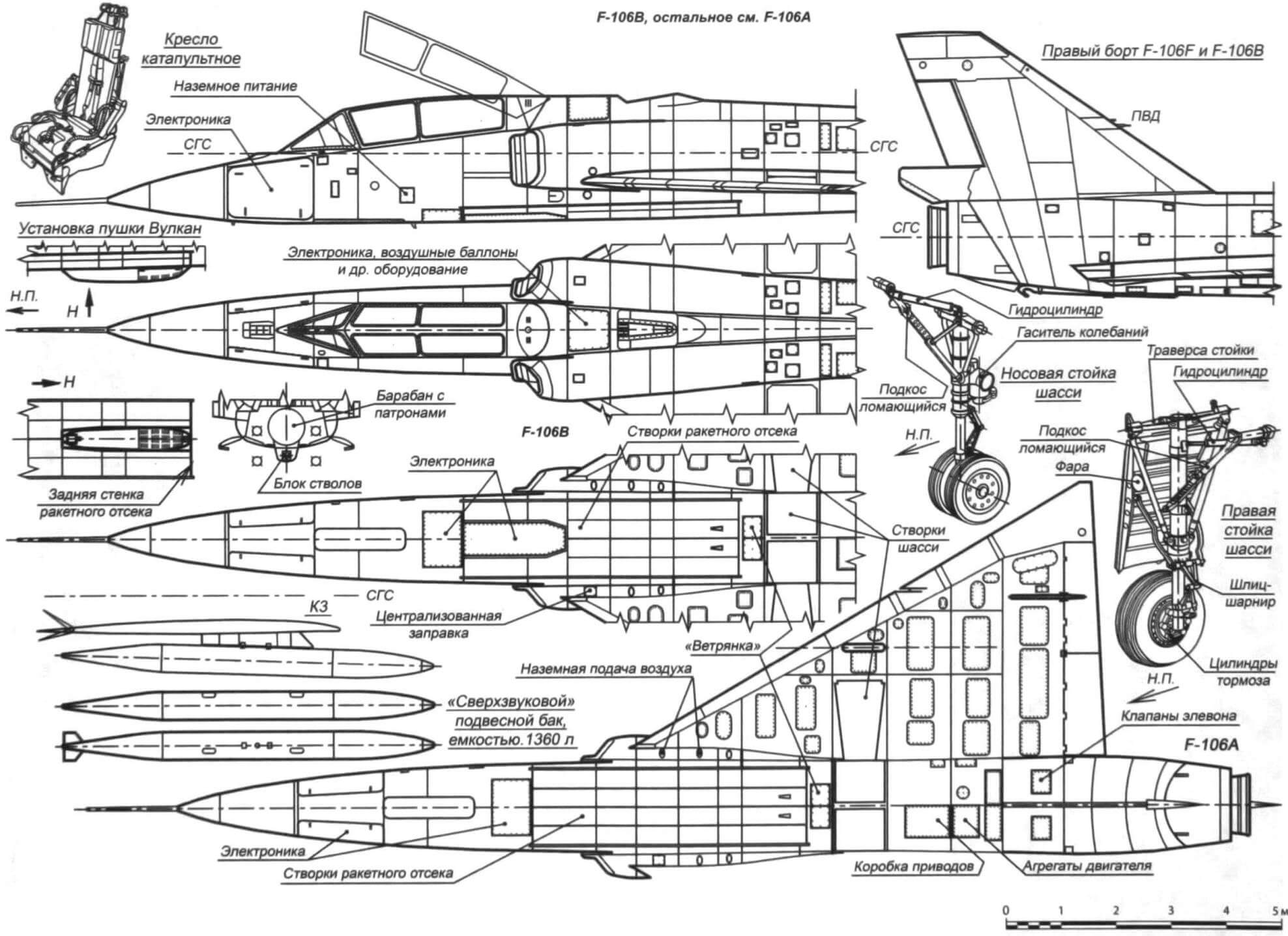 ПЕРЕХВАТЧИК F-106A «DELTA DART»