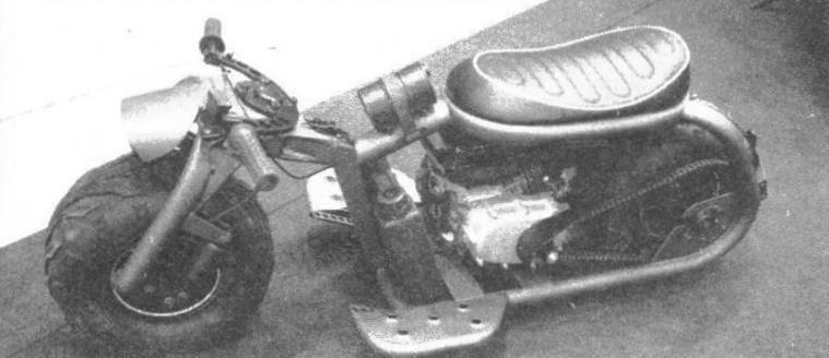 Среди самых компактных экспонатов выставки - мотоцикл «Бульдог»