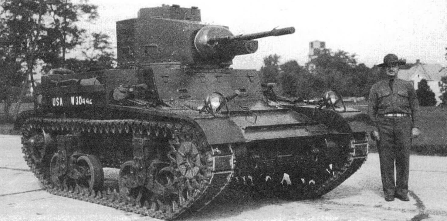 Легкий танк М2А4 на Абердинском полигоне, 1939 год