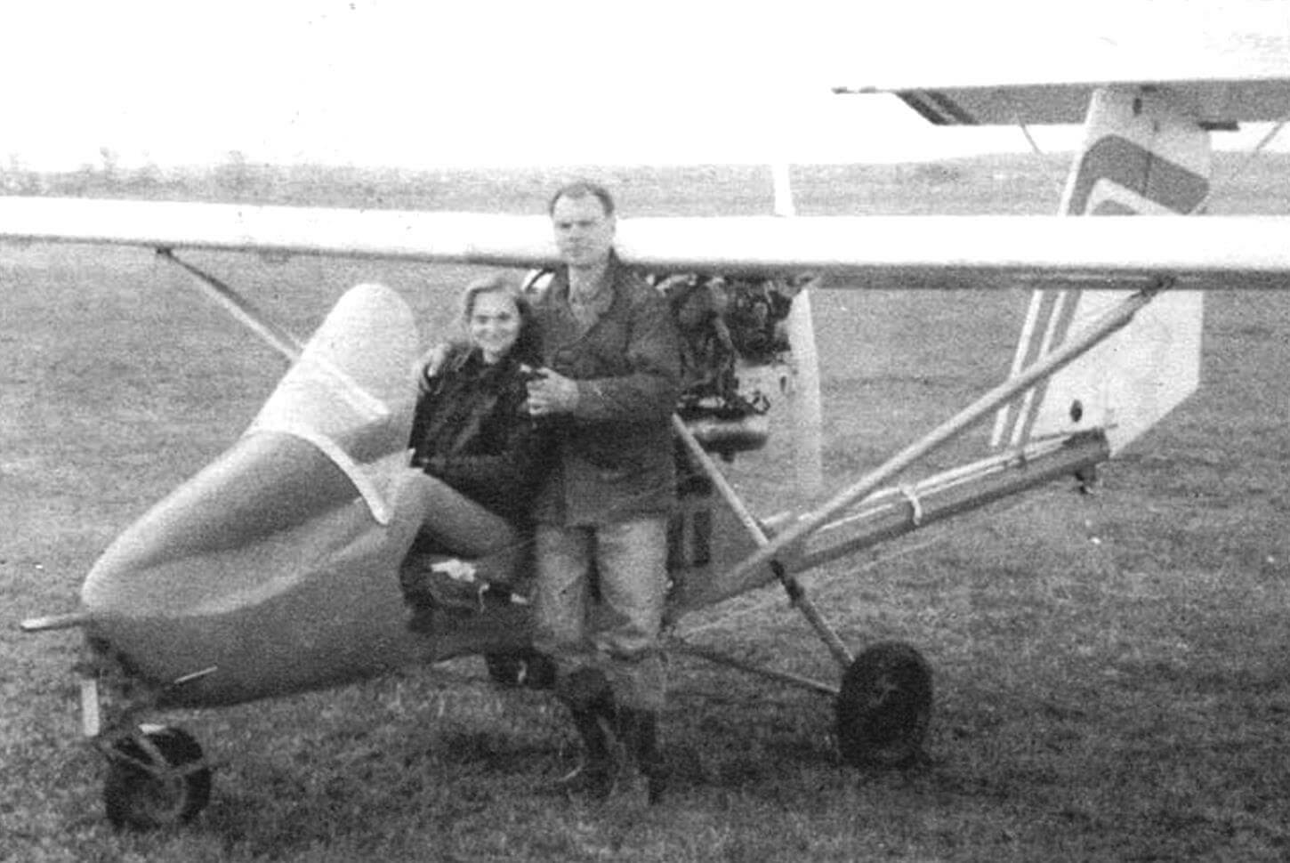 Самолёт с двигателем от снегохода «Буран» (1994 г.)