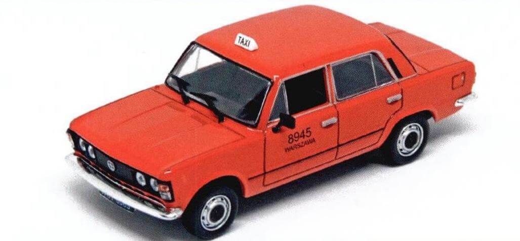 Варшавское такси FSO 125р 1983 года из журнальной серии