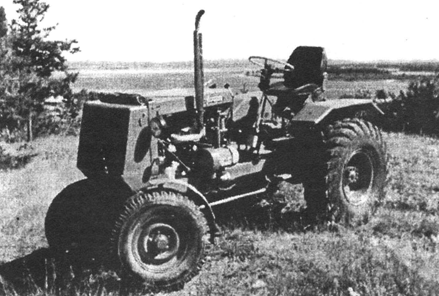 Самодельный трактор «Ангарец»