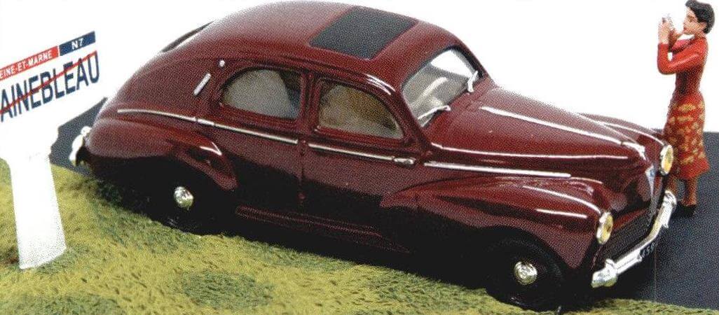 Диорама с седаном Peugeot 203 в люксовом исполнении