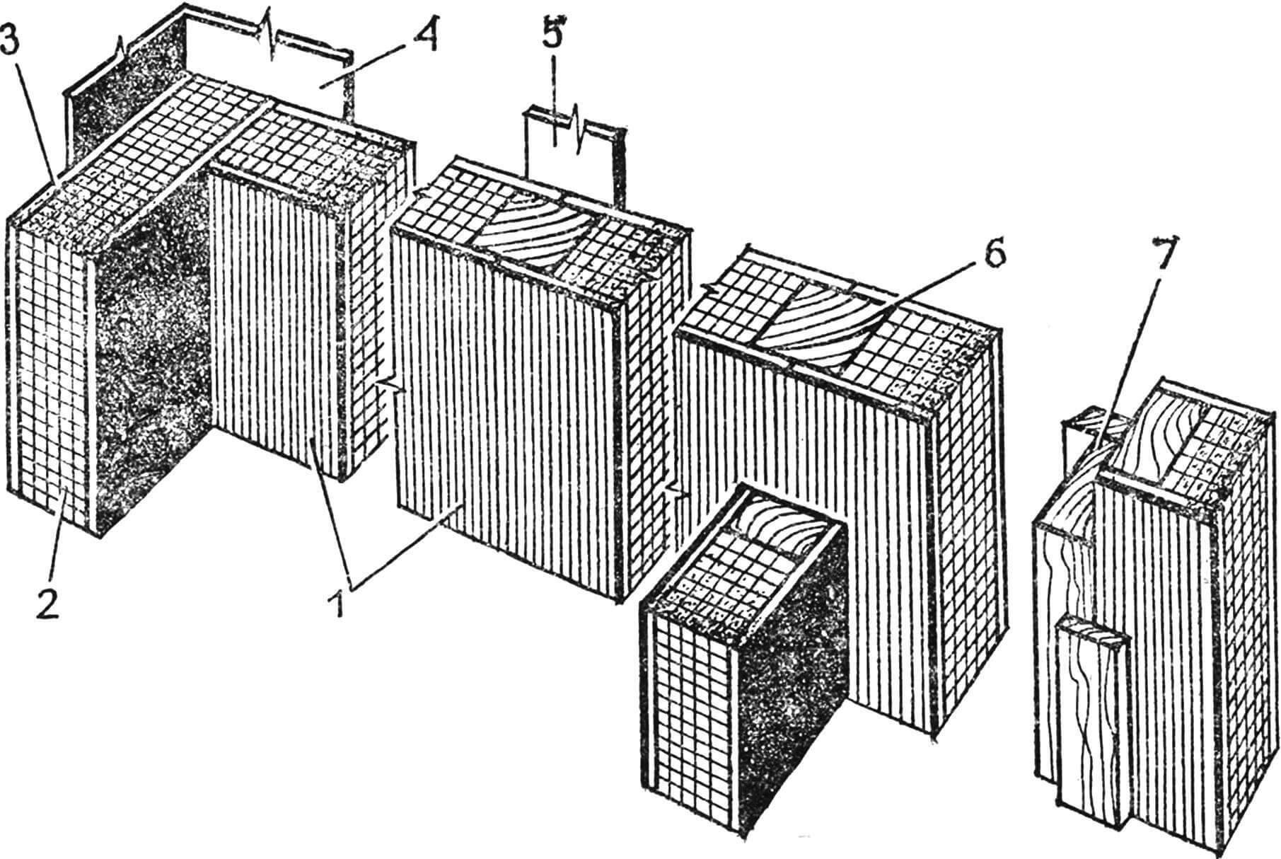 Fig. 3. Wall construction