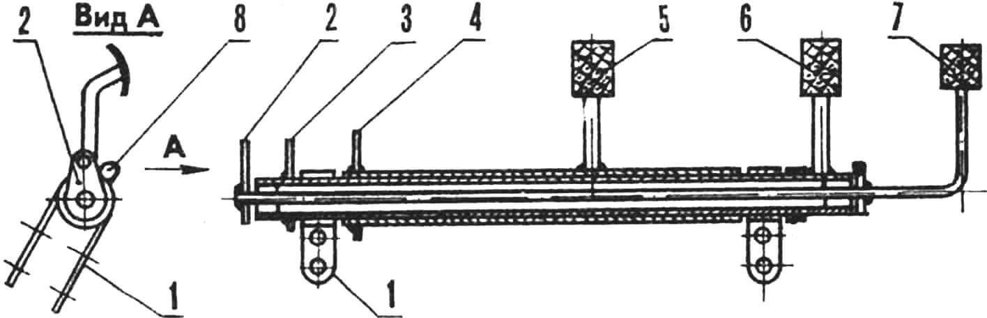 Pedal shaft scheme