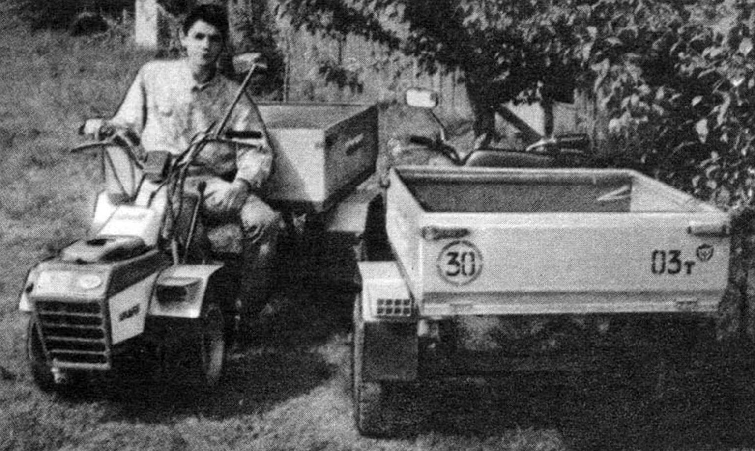 МОТОБЛОК С ПРИЦЕПОМ | МОДЕЛИСТ-КОНСТРУКТОР