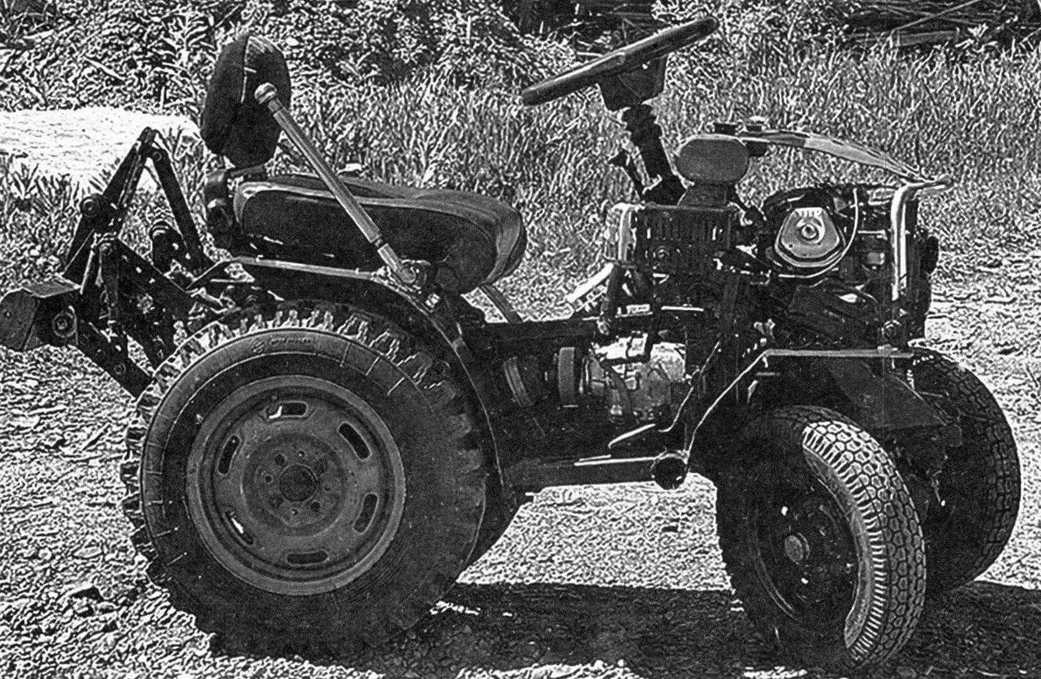 Самодельный трактор на базе Оки своими руками, этапы сборки