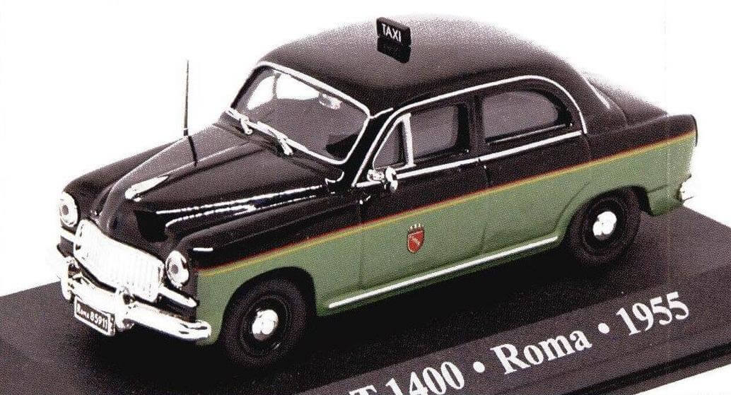 Модель римского такси Fiat 1400