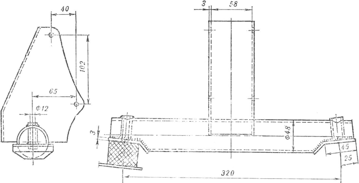 Rice. 10. Design of the front engine mount.