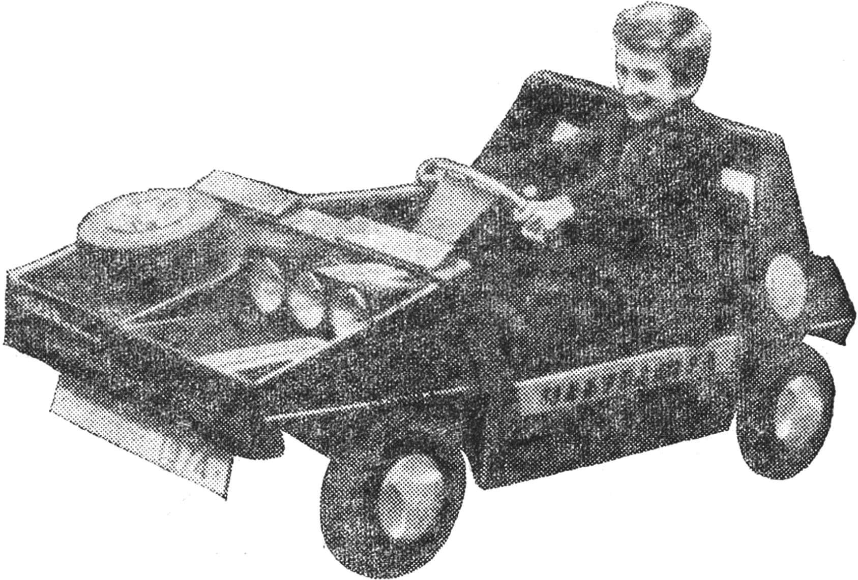 Двухместный микроавтомобиль «Чебурашка»