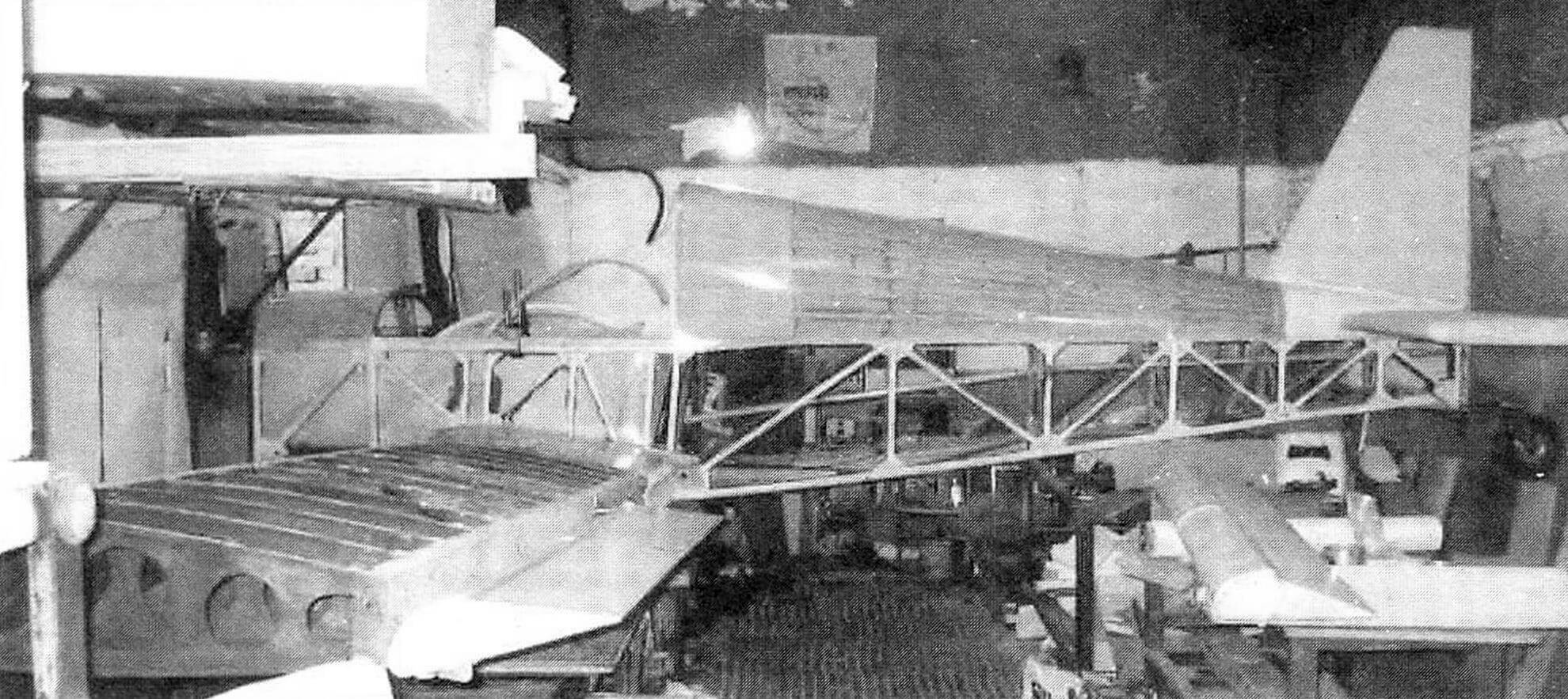 Assembly of the F-3 aircraft