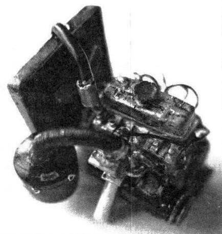 Двигатель модели 1:43