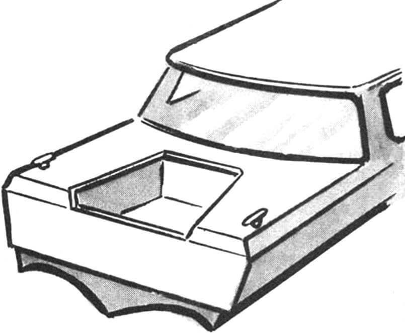 Fig. 5. External view of the motor well box.